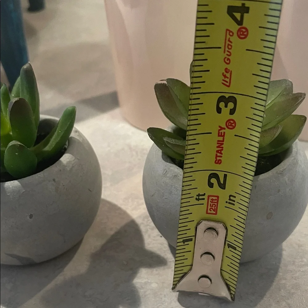Assorted Faux Succulent Planter Set